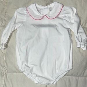 The Beaufort Bonnet Co collared bubble w/snap crotch sz 18-24 months EUC
